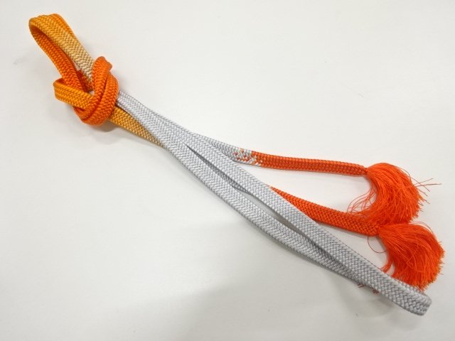 JAPANESE KIMONO / HAND-TIED OBIJIME